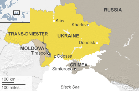 transnistria ukraine map