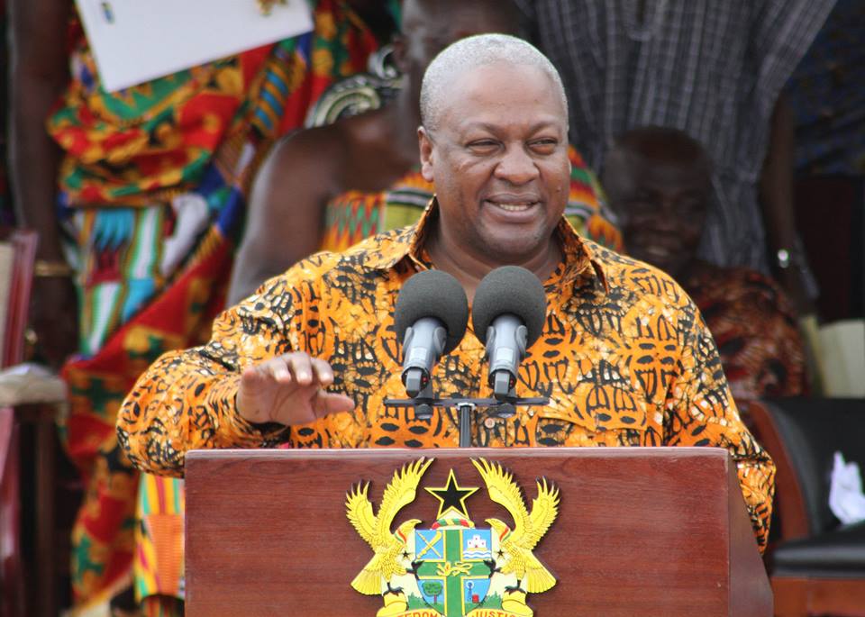 Ghana's president John Dramani Mahama will face a tough battle if he vies for reelection in 2016. (Facebook)