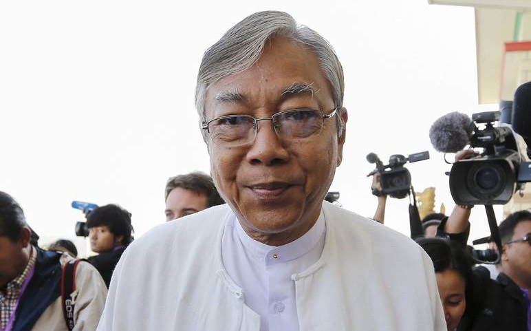 Htin Kyaw will become Myanmar's first civilian president. (Reuters)